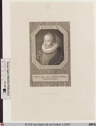 Bildnis Miguel de Cervantes Saavedra