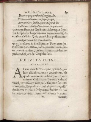 De Imitatione. Cap. VII.