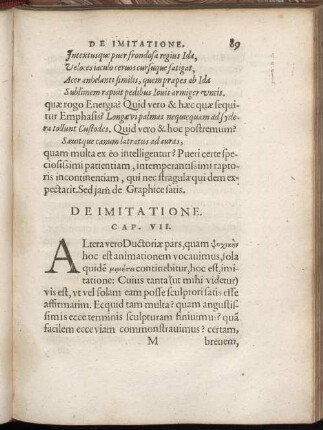 De Imitatione. Cap. VII.