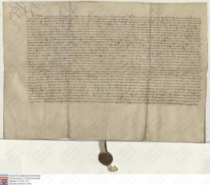 Landgraf Wilhelm [III.] von Hessen-Marburg belehnt seinen Erbmarschall und Rat Hermann [III.] Riedesel d. Ä. mit den Mannlehen, die er mit seinem ...