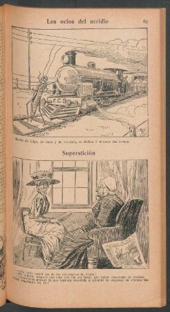 Los ocios del acridio [y] Superstición - [Viñetas cómicas]