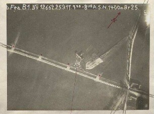 Flakbatterie westlich Riesenfeld (1400 m)