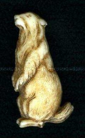 WHW-Abzeichen, Tiere des Waldes: Murmeltier, Straßensammlung im Gau 31 Steiermark von Januar 1941