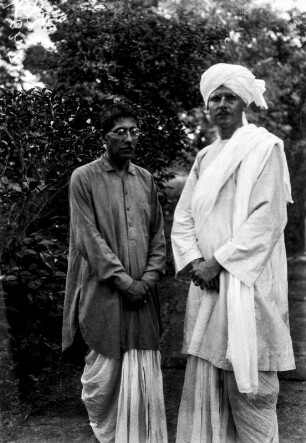Sarat Chandra Ray und Egon von Eickstedt (Deutsche Indien-Expedition 1926/1929 - 6. Nordindien)