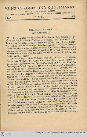 Neue Folge 31 = Jahrgang 55: Römischer Brief