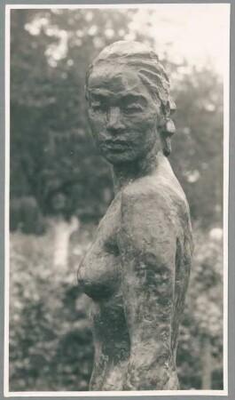 Junge Frau, Detail, 1926, Bronze