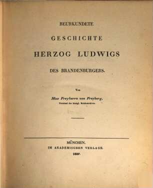 Abhandlungen der Historischen Klasse der Königlich Bayerischen Akademie der Wissenschaften. 2, 14 = 2. 1837/40