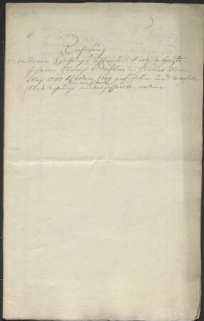 Schatzungsrestanten von Mai 1743 bis Mai 1744