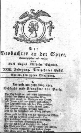 13. Stueck, 29. Maerz 1824
