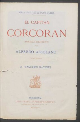 El capitán Corcoran : aventuras maravillosas