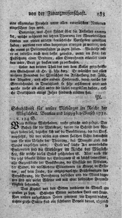 Schutzschrift für unsere Mitbürger im Reiche der Möglichkeit.