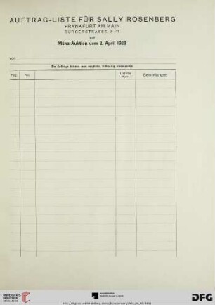 Auftrag-Liste