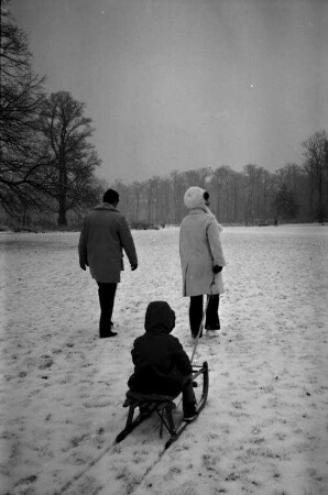 Spaziergang im winterlichen Schlossgarten