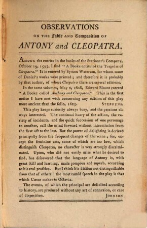 Antony And Cleopatra