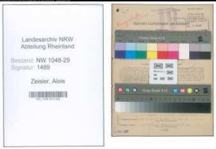 Entnazifizierung Alois Zeisler , geb. 28.07.1903 (Beamter)