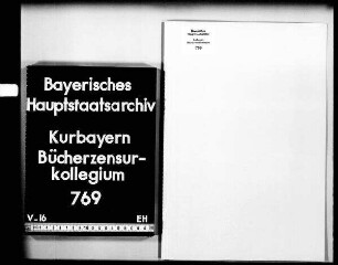 Zensur diverser Theater-Stücke (ohne Aktenzusammenhang)