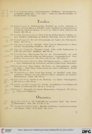 Ostasiatica (Nr. 130-170)
