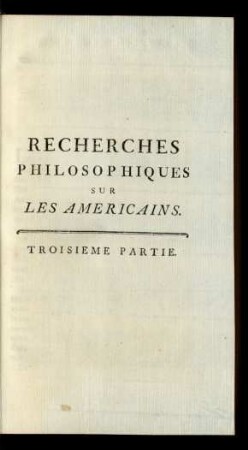 Troisieme Partie.