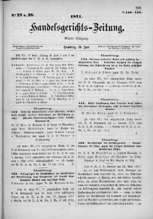 No. 27-28. 15. Juli 1871