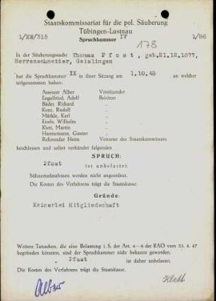 Pfost, Thomas