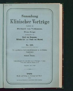 Die specifischen Lebenserscheinungen im weiblichen Organismus