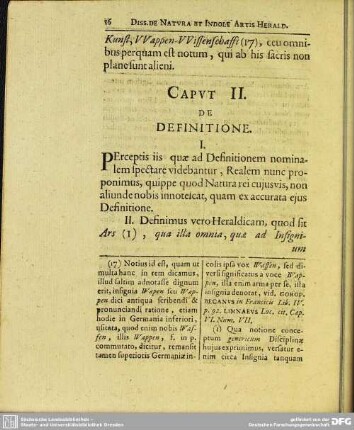 Caput II. De Definitione