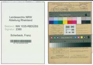 Entnazifizierung Franz Scherbeck , geb. 21.09.1899 (Steiger)