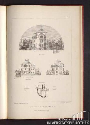 Tafel 35. Villa Wecker bei Frankfurt A. M.