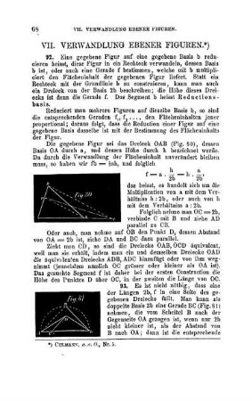 VII. Verwandlung Ebener Figuren.