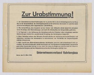 "Zur Urabstimmung!"