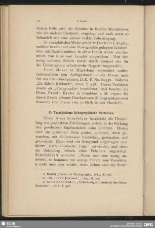f) Verschiedene lithographische Verfahren