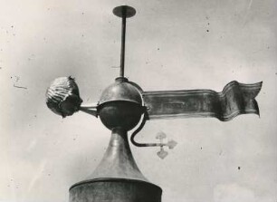 Metallarbeit, Windfahne von Bernhard Krauss