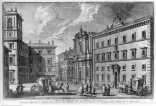 Delle Magnificenze di Roma antica e moderna, Neuntes Buch, Tafel 164: Chiesa di Sant'Apollinare, e Collegio Germanico