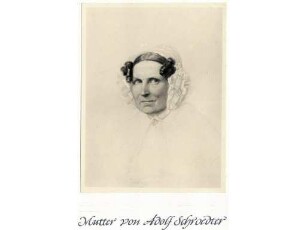 Mutter von Adolf Schroedter