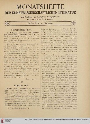 Fünftes Heft (Mai 1906)