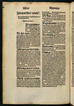 Liber Quintus
