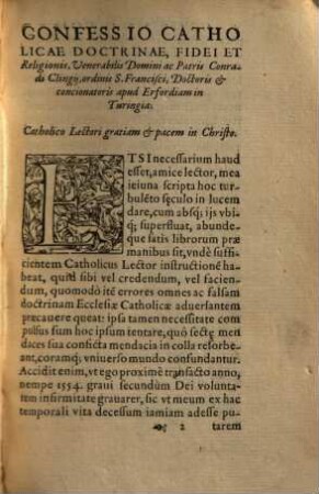 Catechismus catholicus : summam Christianae institutionis IIII. libris succinctim complectens