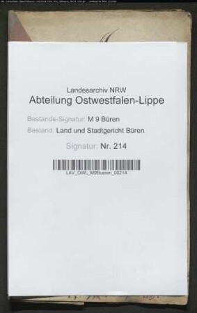 Erblasser: Boedts, Elisabeth, geb. Kropf: