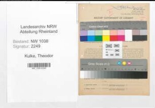 Entnazifizierung Theodor Kulke , geb. 23.11.1908 (Kaufmann)