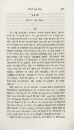 317-328 Briefe aus Rom : dritter Brief