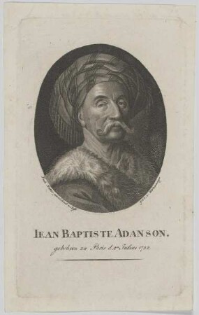 Bildnis des Iean Baptiste Adanson