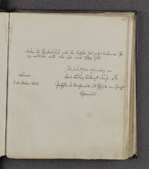 Karl Ludwig Albrecht Kunze. – Weimar, 18.10.1845