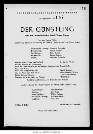 Der Günstling