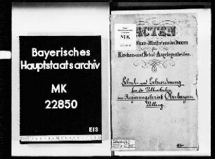 Schul- und Lehrordnung für die Volksschulen im Regierungsbezirk Oberbayern. Vollzug.