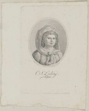 Bildnis der C. S. Ludwig, geb. Fritsche