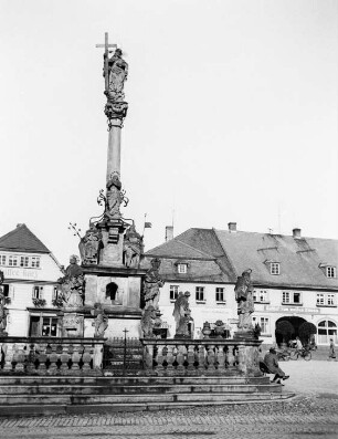Pestsäule auf dem Markt