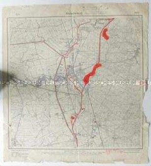 Topografische Karte von Oranienburg und Umgebung