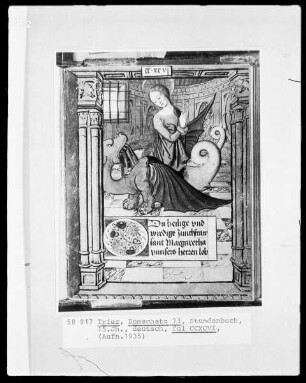 Stundenbuch: Die heilige Margareta