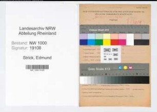 Entnazifizierung Edmund Strick, geb. 10.12.1894 (Lehrer)