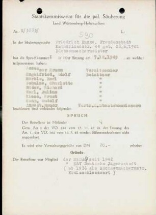 Kunze, Friedrich